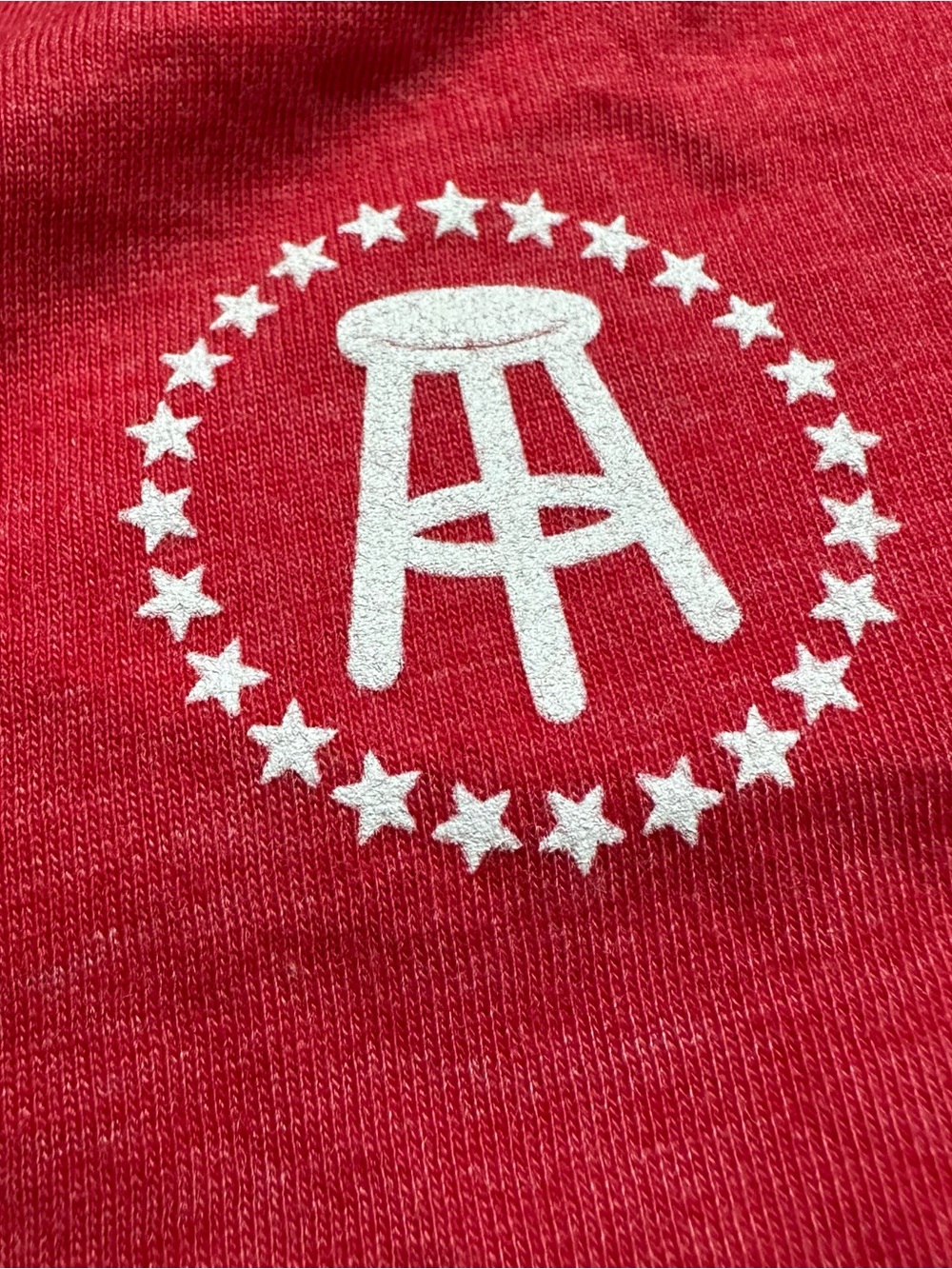 Bella Canvas Red Tee with White 'SUITS SUCK' Graphic - Picture 6 of 6